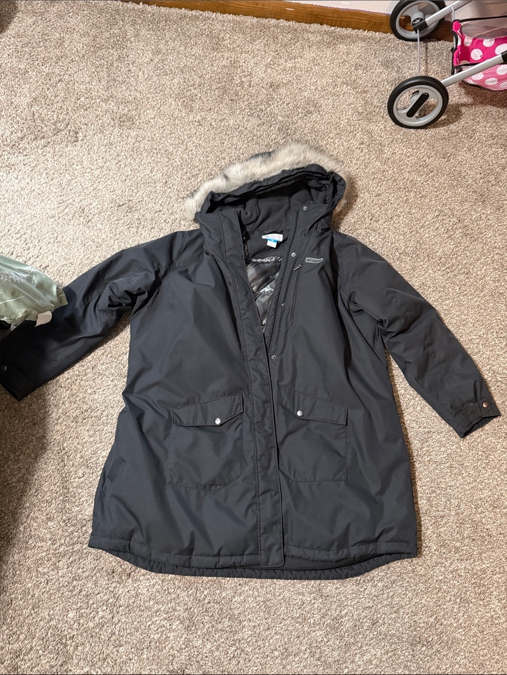 Women’s Columbia winter coat.